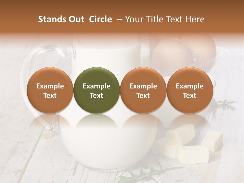 Margarine Wooden Drink PowerPoint Template