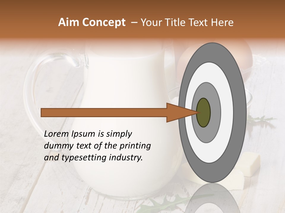 Margarine Wooden Drink PowerPoint Template