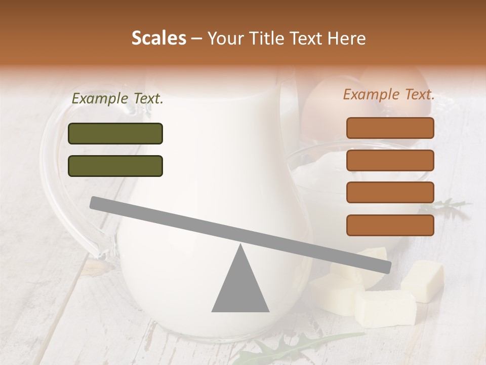 Margarine Wooden Drink PowerPoint Template