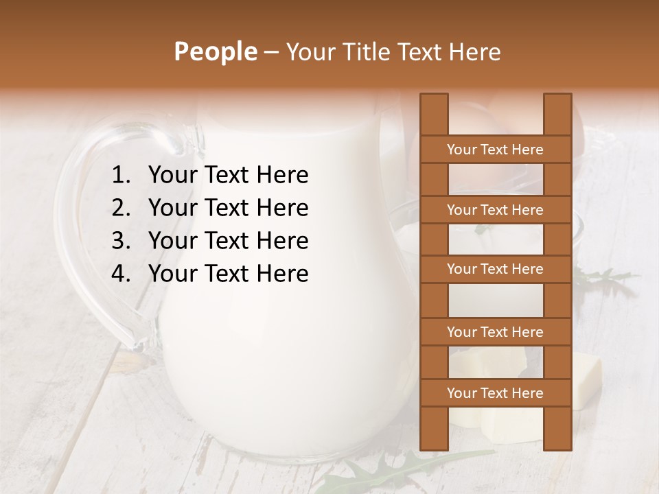 Margarine Wooden Drink PowerPoint Template