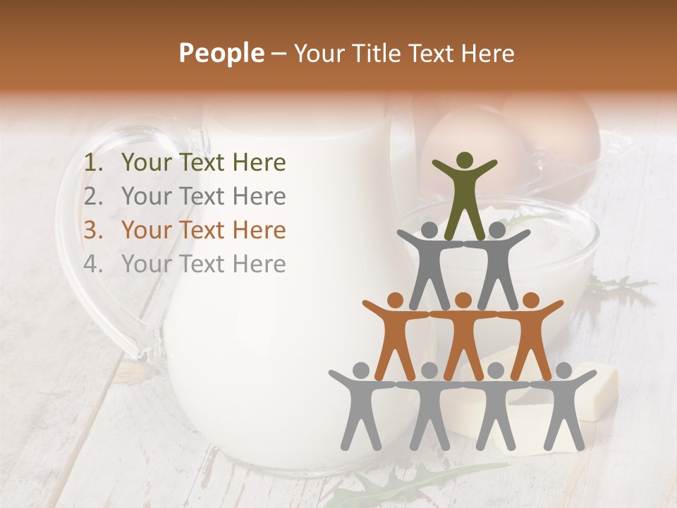 Margarine Wooden Drink PowerPoint Template