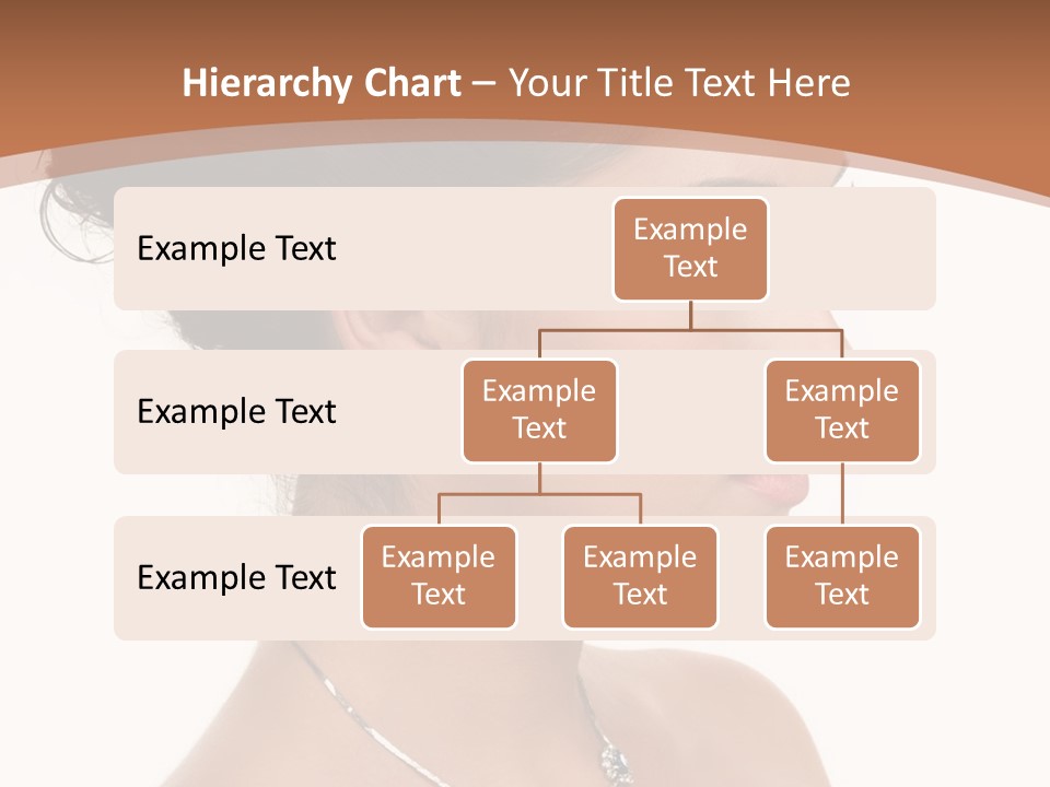 Beautiful Sapphire Eyebrow PowerPoint Template