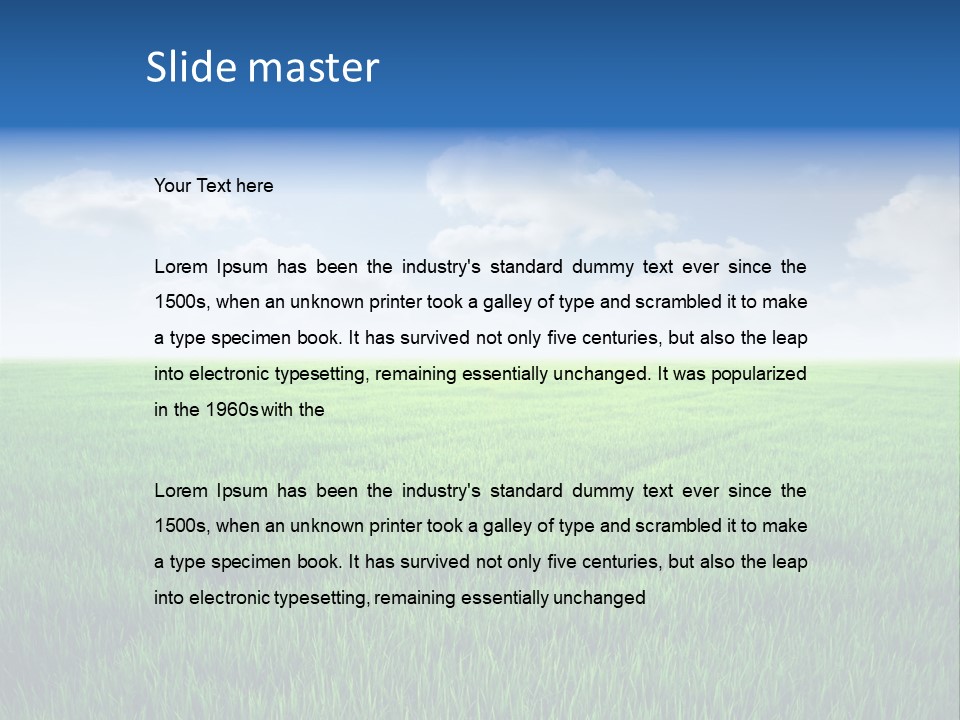 Farming Tropical Fresh PowerPoint Template