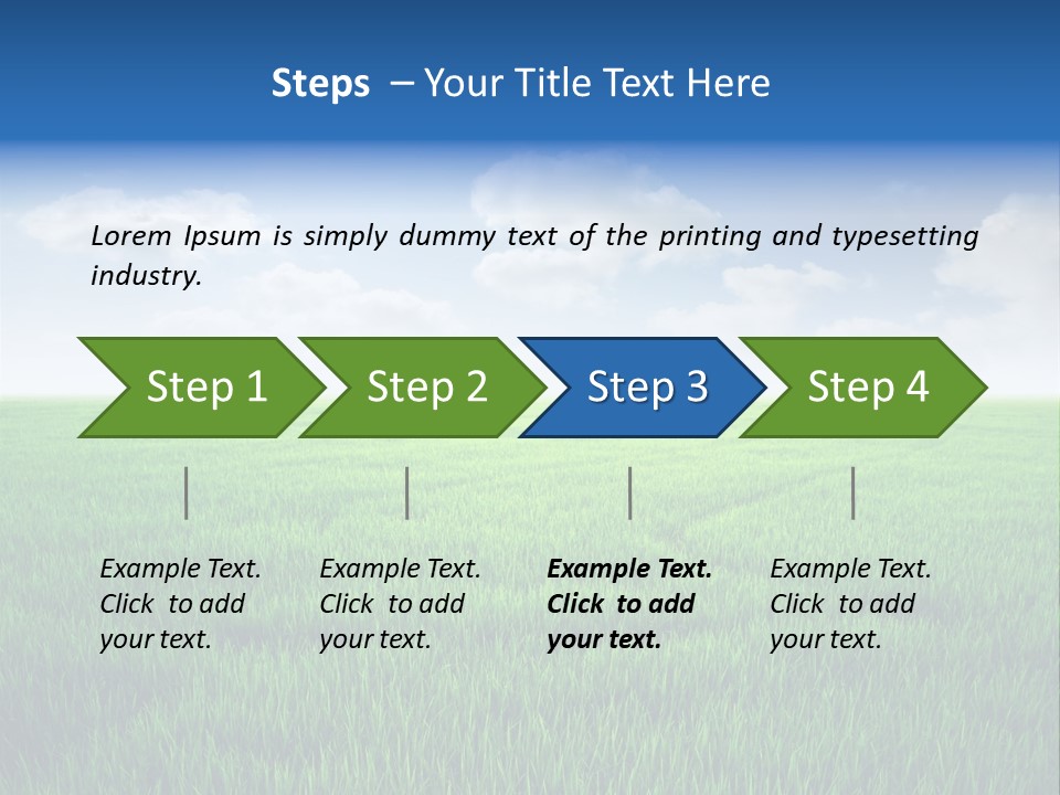 Farming Tropical Fresh PowerPoint Template