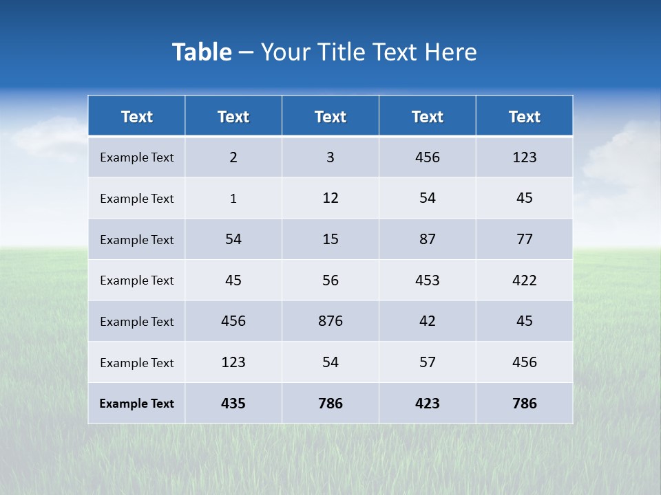 Farming Tropical Fresh PowerPoint Template