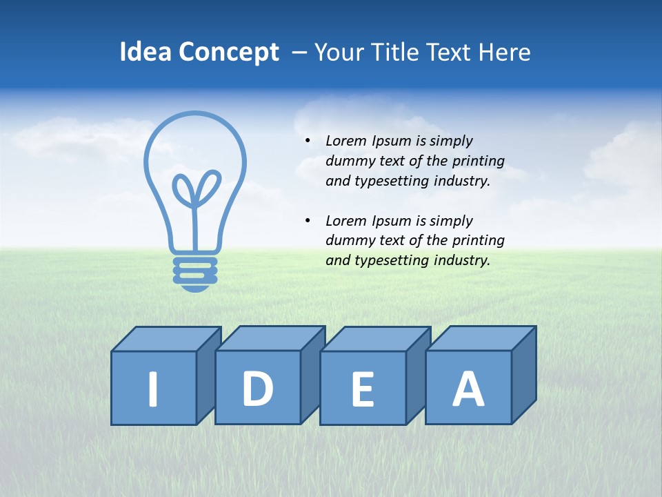 Farming Tropical Fresh PowerPoint Template