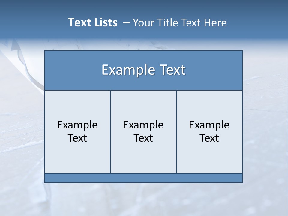 Iceskating Background Skater PowerPoint Template