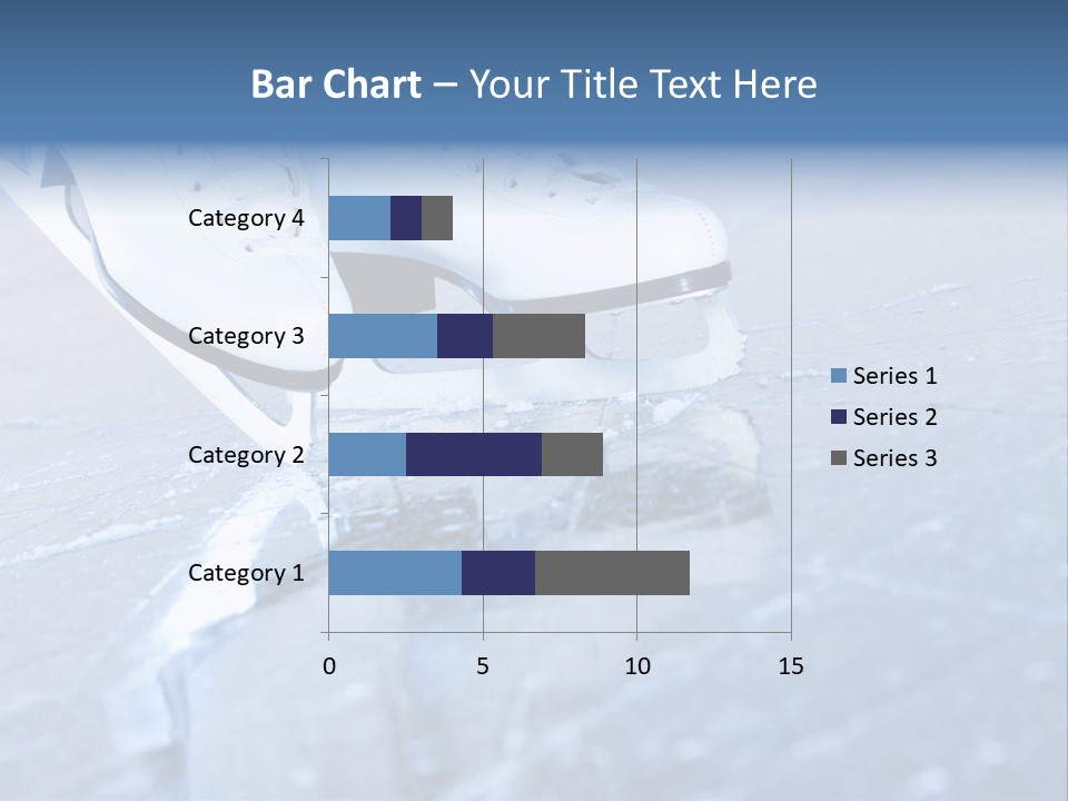 Iceskating Background Skater PowerPoint Template