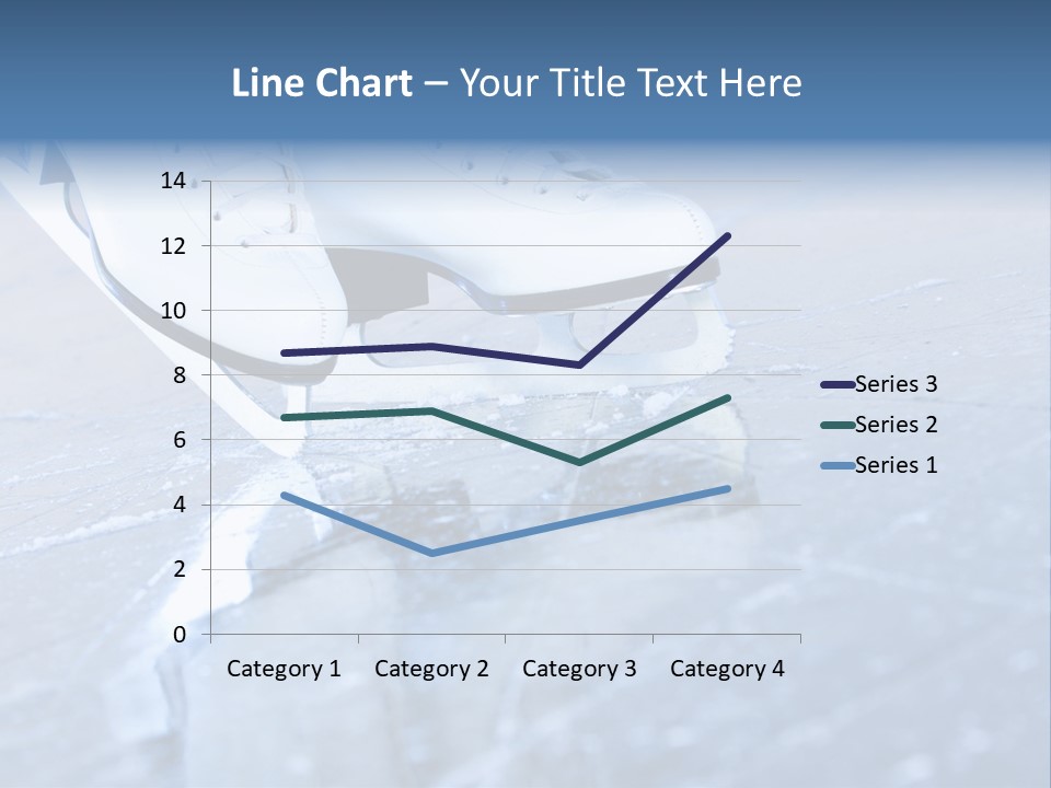 Iceskating Background Skater PowerPoint Template