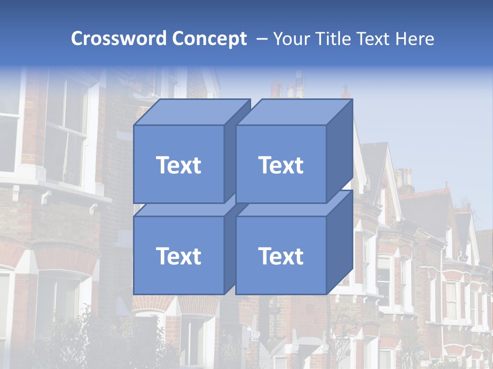 Community Housing Flat PowerPoint Template