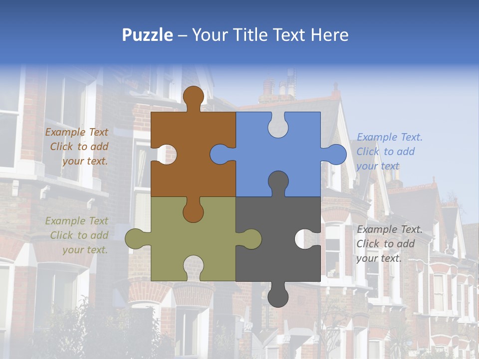 Community Housing Flat PowerPoint Template
