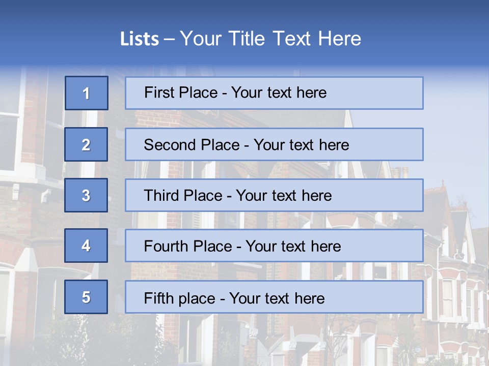 Community Housing Flat PowerPoint Template