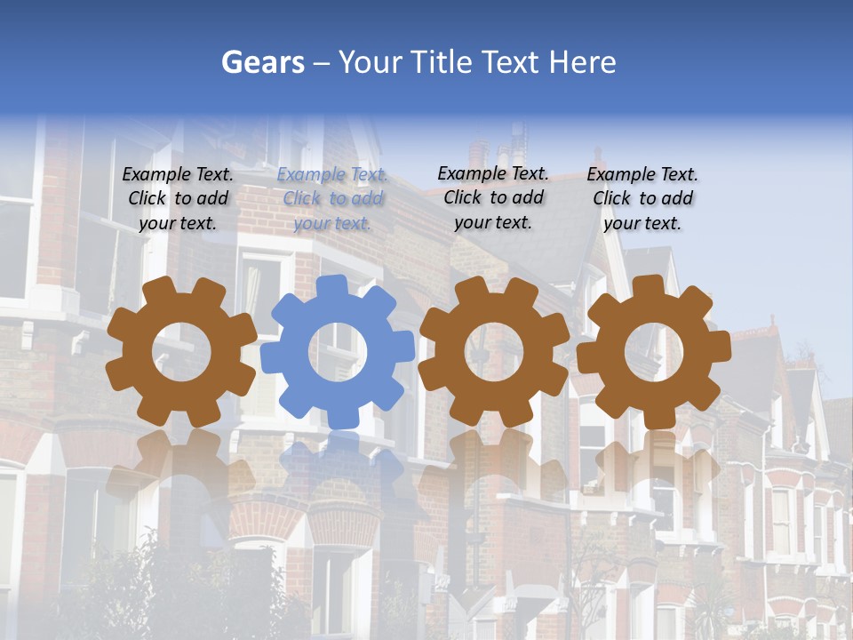 Community Housing Flat PowerPoint Template