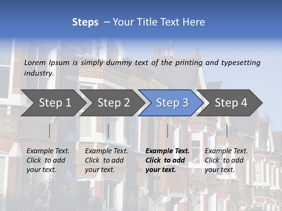 Community Housing Flat PowerPoint Template