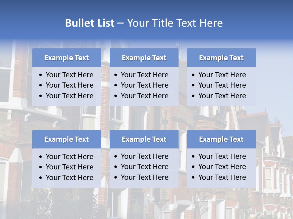 Community Housing Flat PowerPoint Template