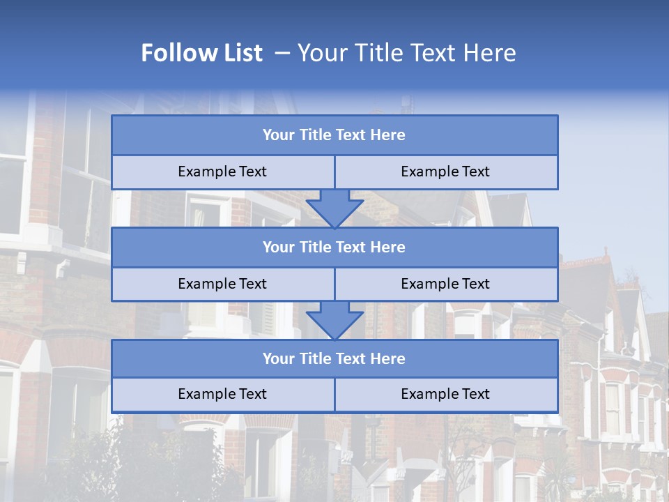 Community Housing Flat PowerPoint Template