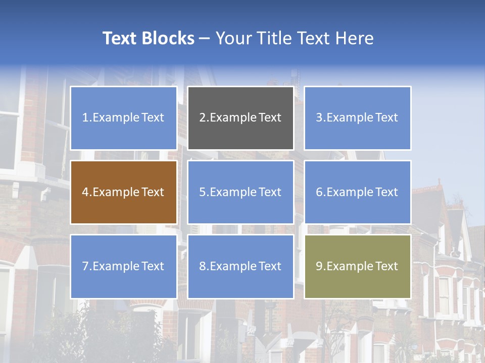 Community Housing Flat PowerPoint Template