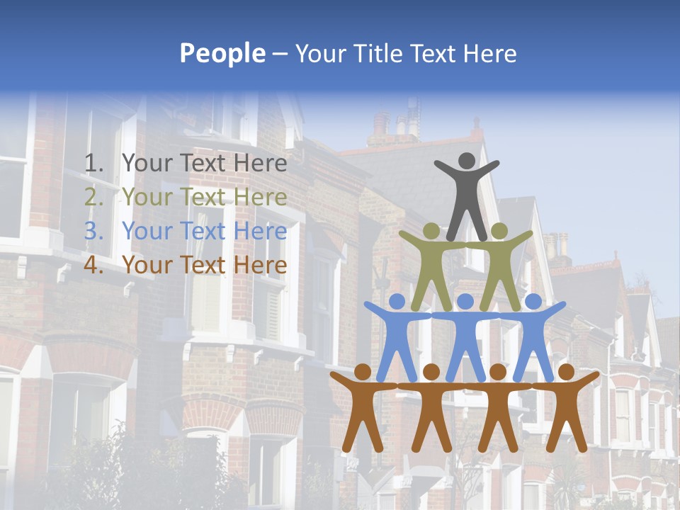 Community Housing Flat PowerPoint Template