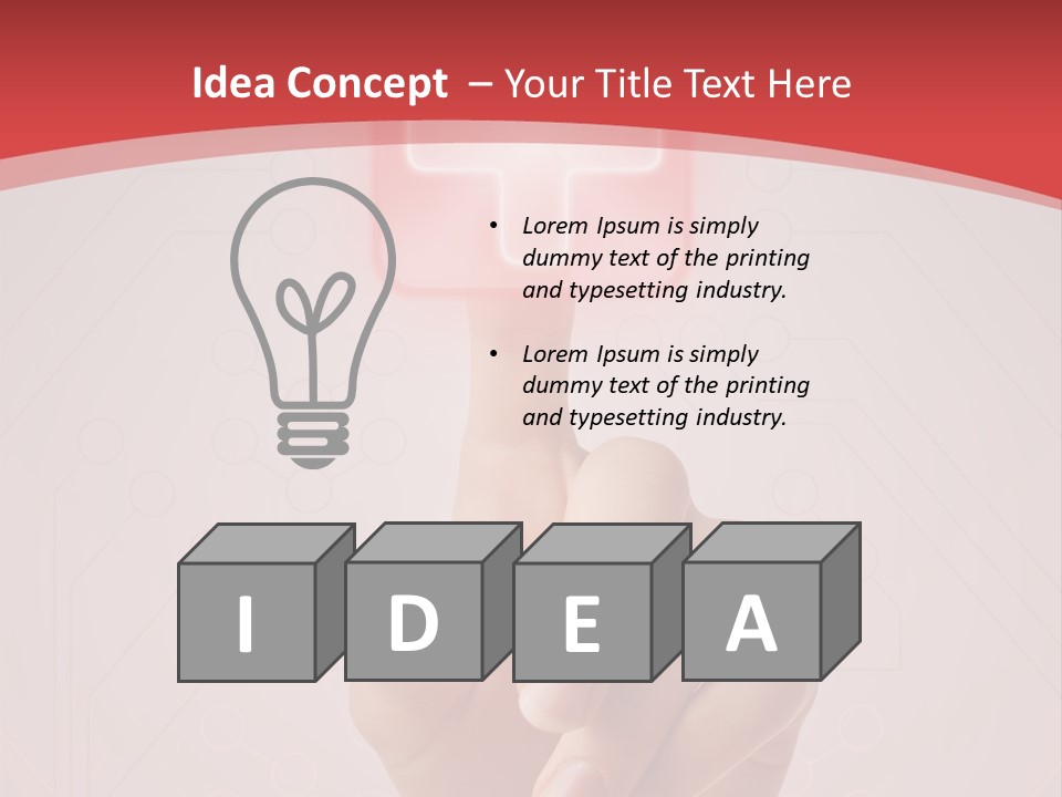 Icon Display Aid PowerPoint Template