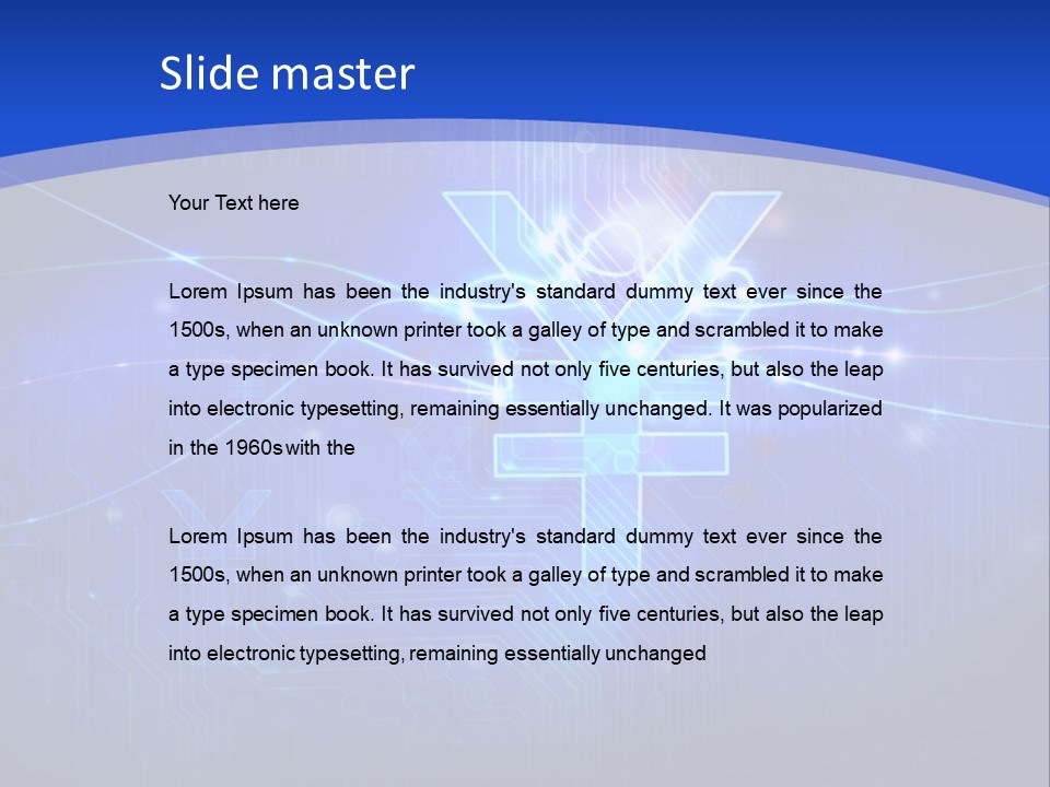 Financial Business Stock Exchange PowerPoint Template