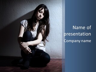 Misery Miserable Person PowerPoint Template