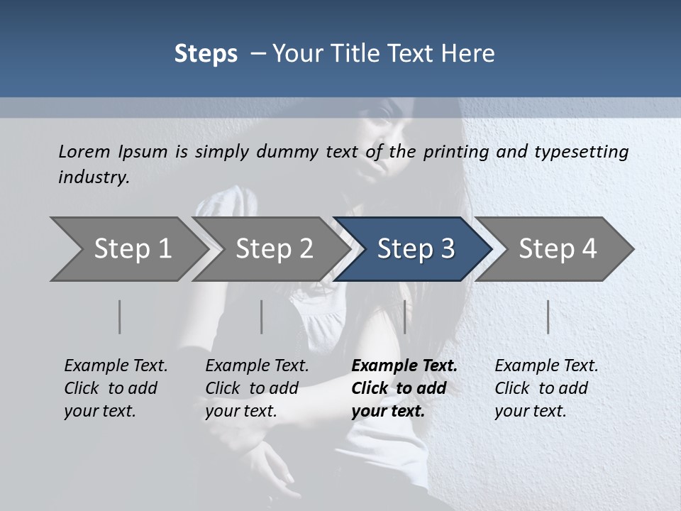 Misery Miserable Person PowerPoint Template