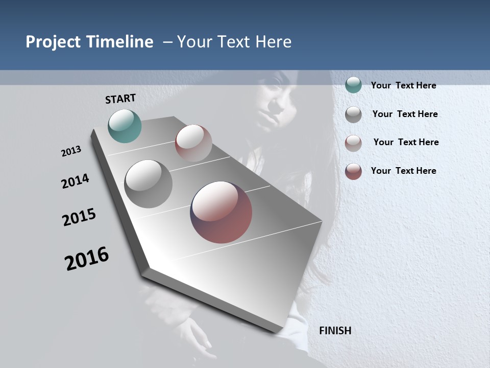 Misery Miserable Person PowerPoint Template