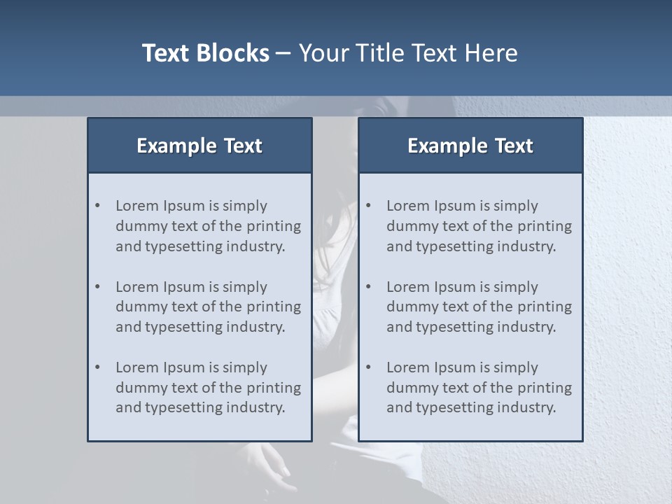Misery Miserable Person PowerPoint Template