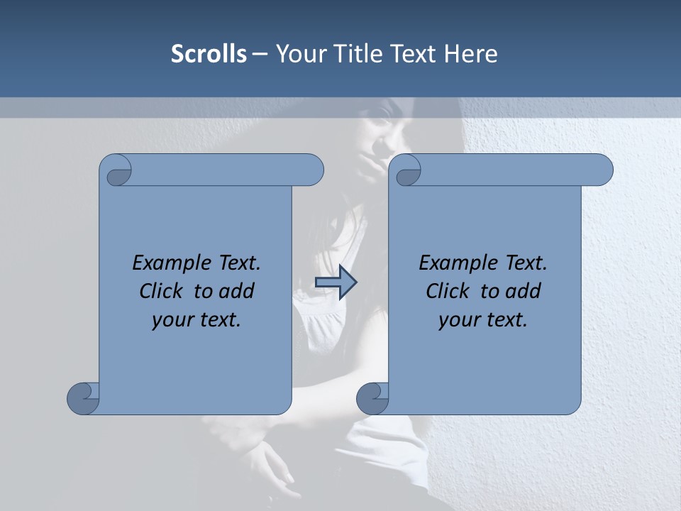 Misery Miserable Person PowerPoint Template