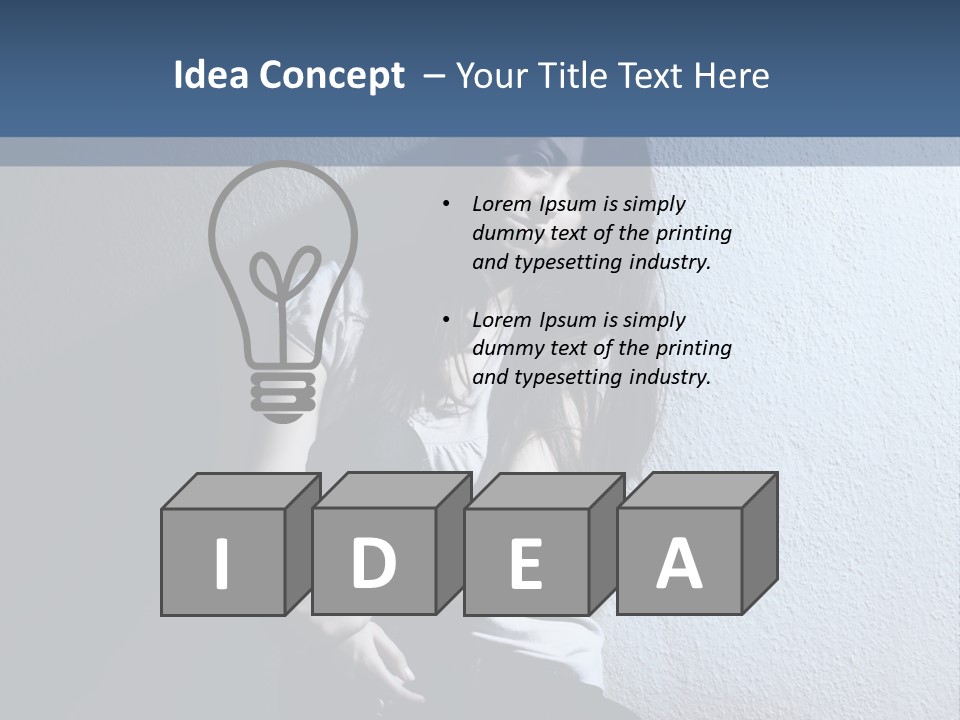 Misery Miserable Person PowerPoint Template