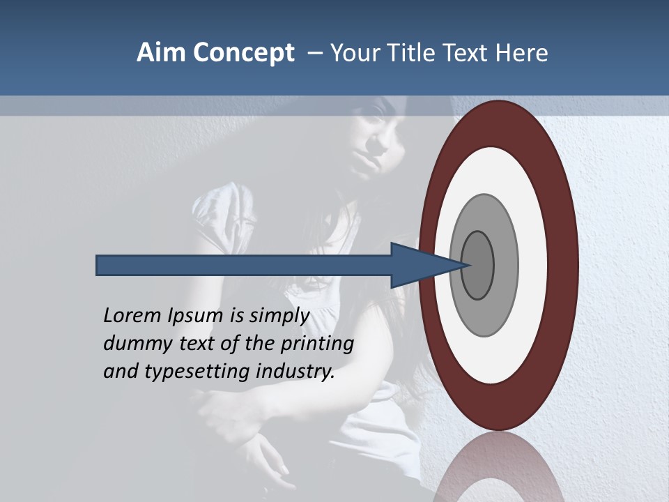 Misery Miserable Person PowerPoint Template