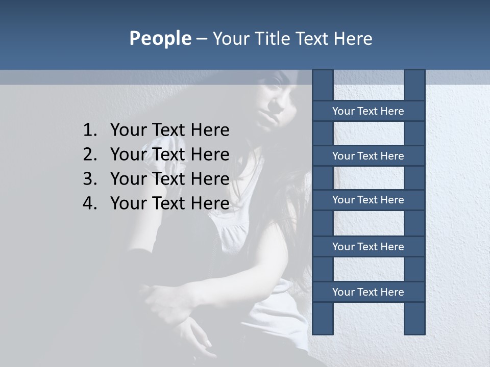 Misery Miserable Person PowerPoint Template
