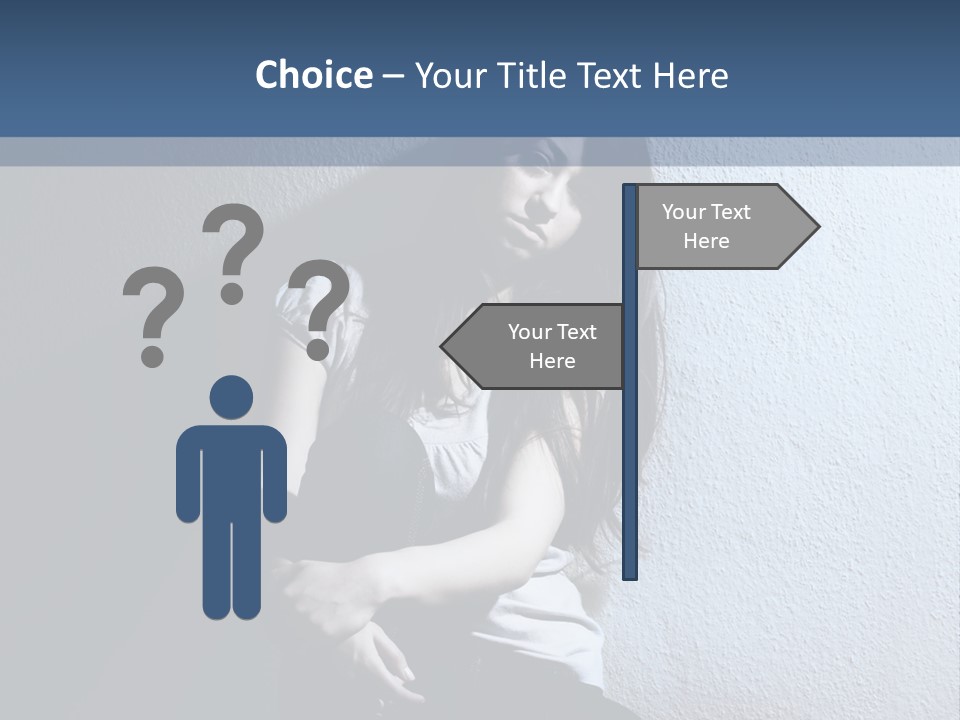 Misery Miserable Person PowerPoint Template