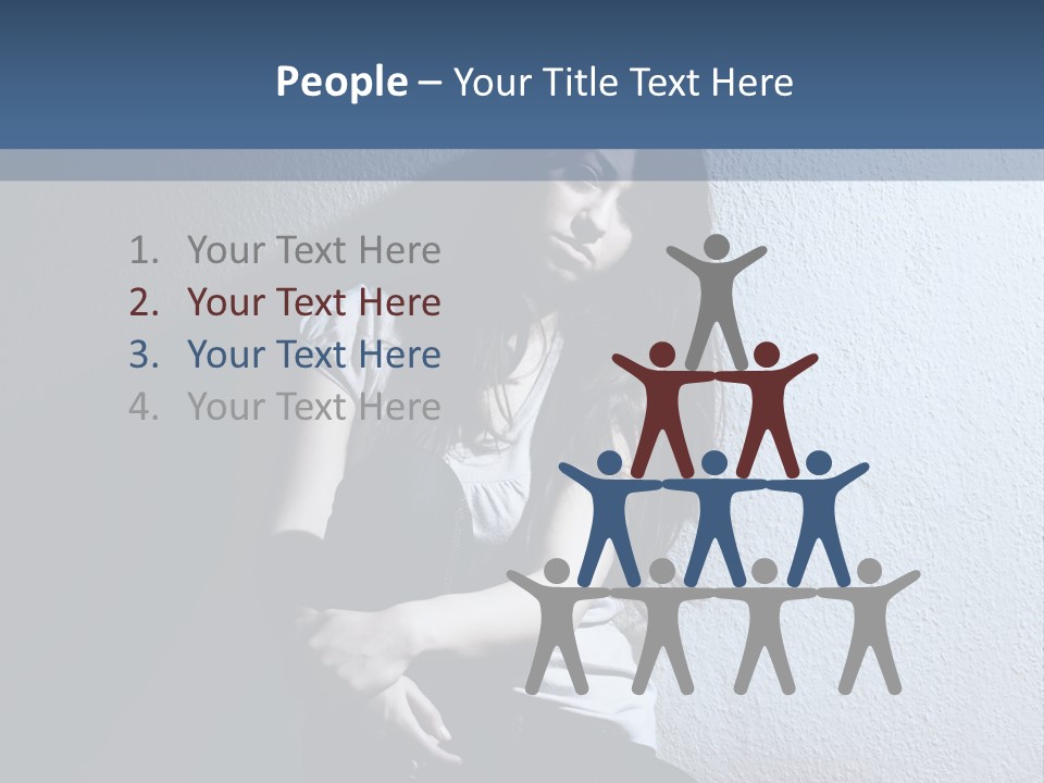 Misery Miserable Person PowerPoint Template