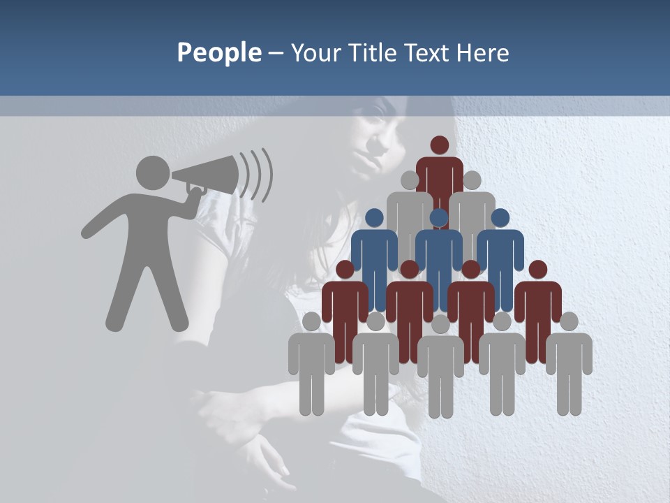 Misery Miserable Person PowerPoint Template
