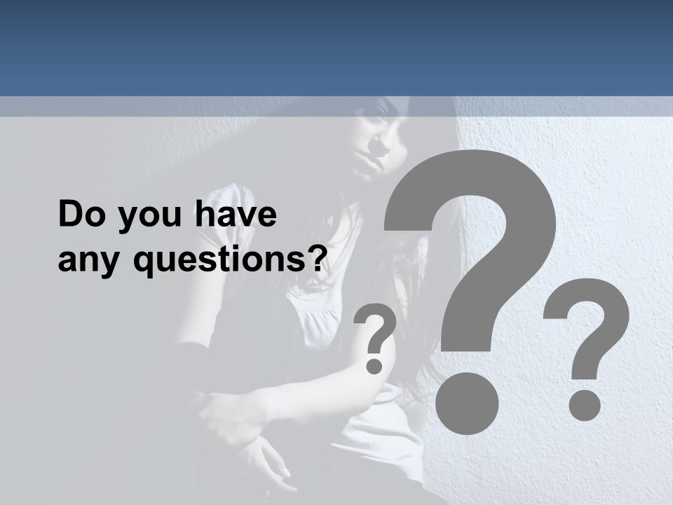 Misery Miserable Person PowerPoint Template