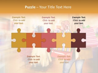 Person Bags Buyer PowerPoint Template