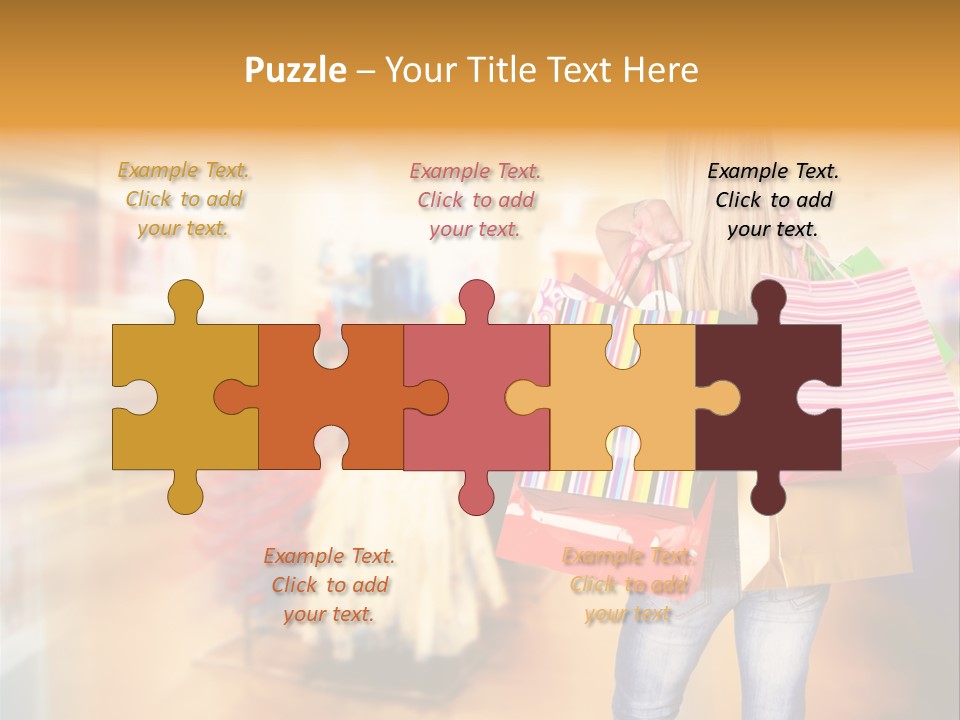 Person Bags Buyer PowerPoint Template