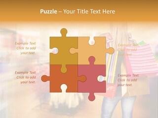 Person Bags Buyer PowerPoint Template