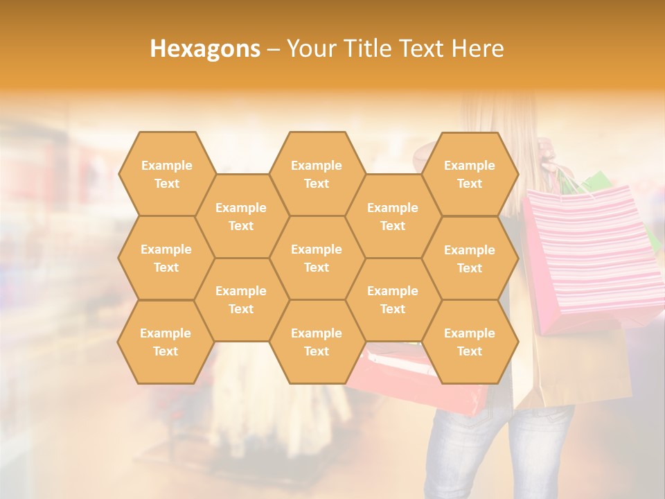 Person Bags Buyer PowerPoint Template