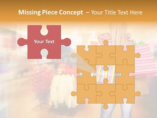 Person Bags Buyer PowerPoint Template