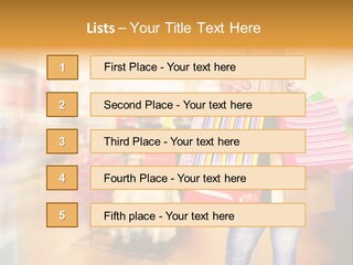 Person Bags Buyer PowerPoint Template