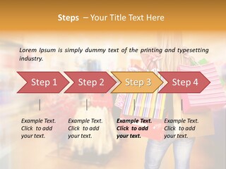 Person Bags Buyer PowerPoint Template