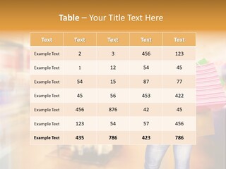 Person Bags Buyer PowerPoint Template