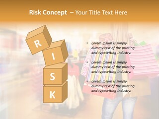 Person Bags Buyer PowerPoint Template