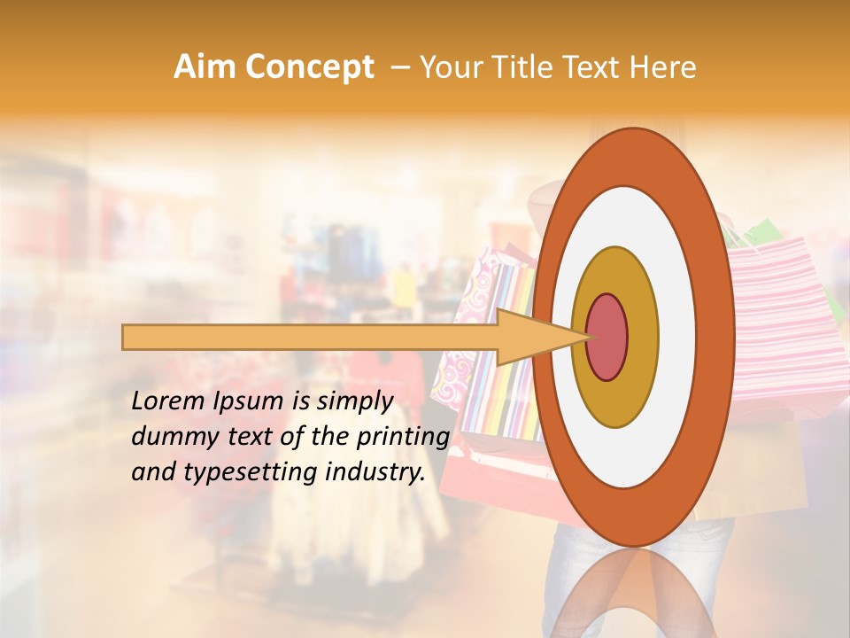 Person Bags Buyer PowerPoint Template