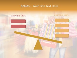 Person Bags Buyer PowerPoint Template