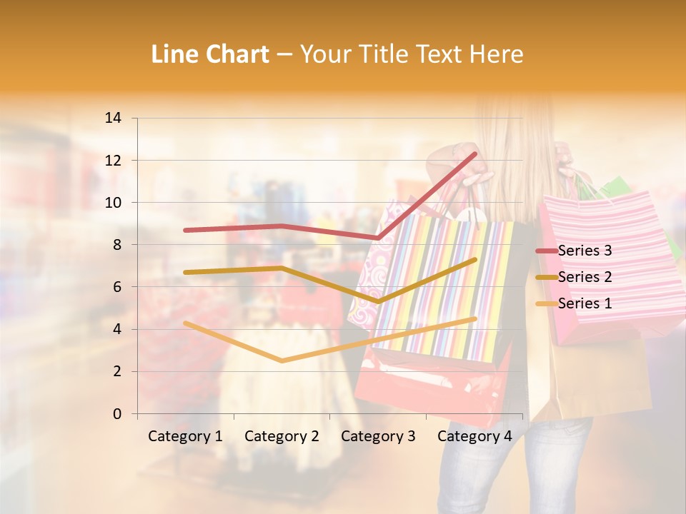 Person Bags Buyer PowerPoint Template