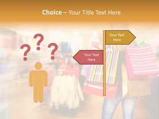 Person Bags Buyer PowerPoint Template