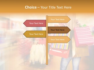 Person Bags Buyer PowerPoint Template